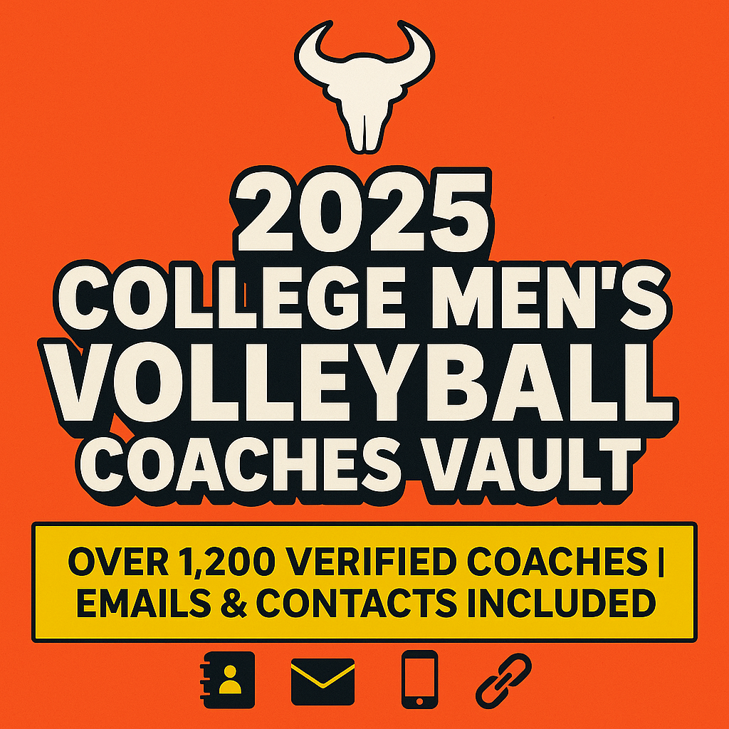2025 Collegiate Men’s Volleyball Coaches Contact Vault